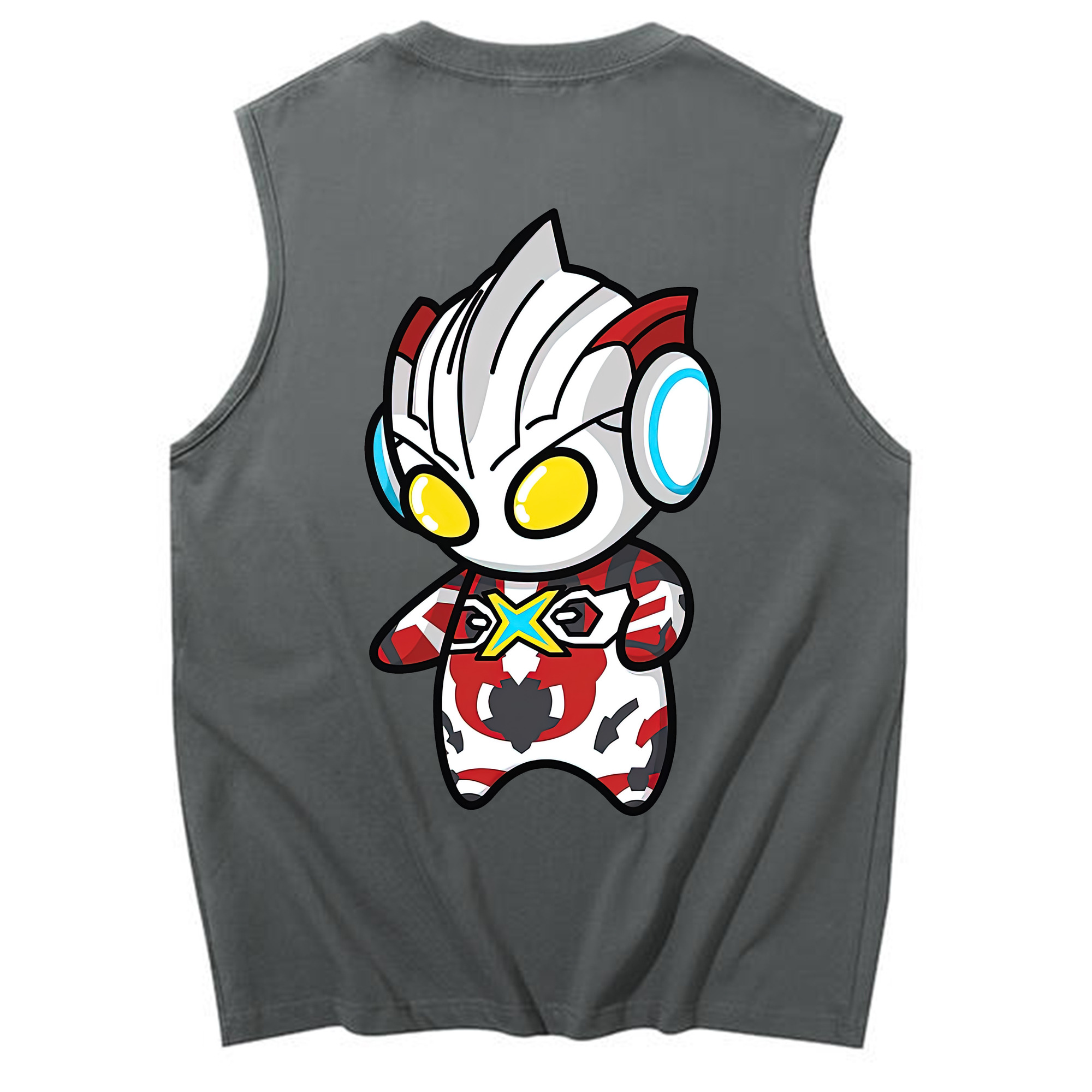 （画像用） ウルトラマン Ultraman コットン100％タンクトップ（背面プリント）